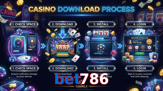 Game list for Bet786 download section